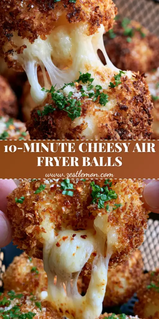 Potato Balls Recipe: The Ultimate Crispy Air-Fried Mozzarella Bites 4 A hand pulling apart a crispy golden-brown air-fried potato ball to reveal a thick, stretchy mozzarella cheese pull. (potato balls recipe)