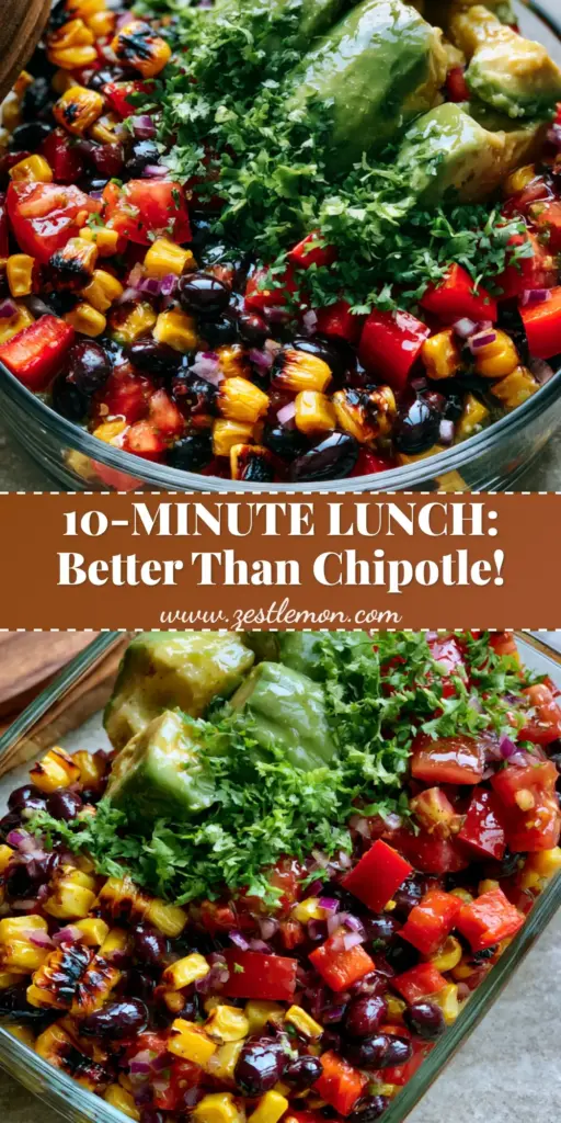 Black Bean and Corn Salad with Fire-Roasted Corn and Zesty Lime Dressing 4 A vibrant black bean and corn salad with fire-roasted corn and avocado in a meal prep container. (black bean and corn salad)