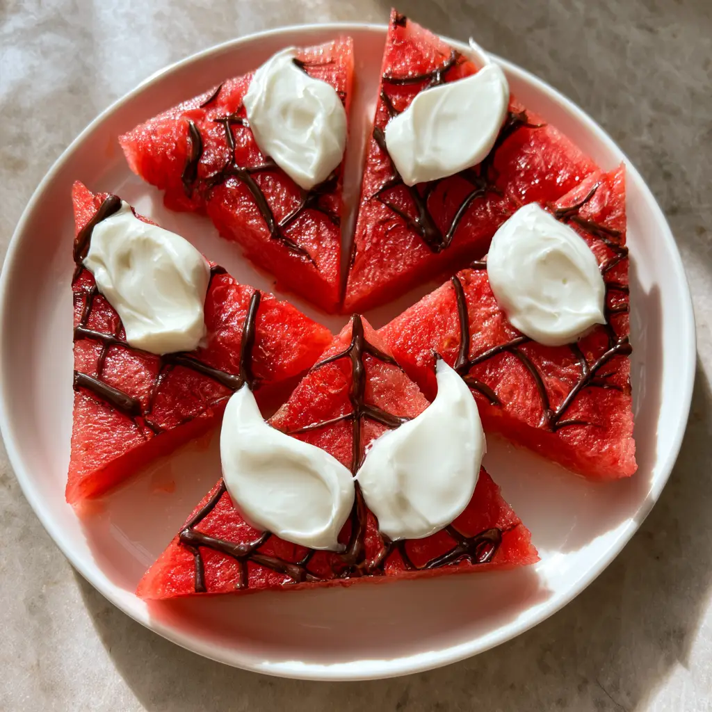 Close up of the almond-shaped Greek yogurt eyes on Spiderman watermelon masks.